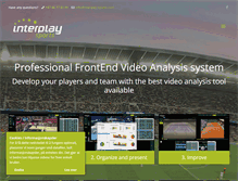 Tablet Screenshot of interplay-sports.com